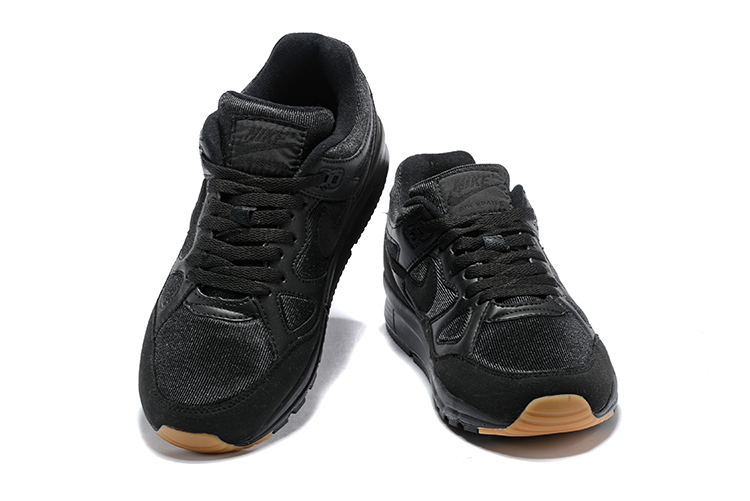 Nike Air Span II All Black Shoes - Click Image to Close